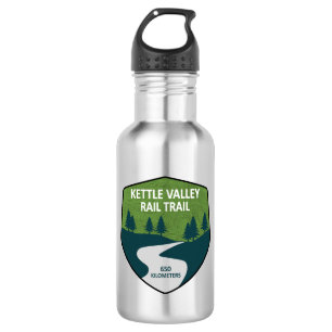 Garrafa Trilha ferroviária Kettle Valley na Colômbia Britâ
