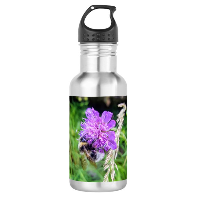 Garrafa Trinkflasche mit Naturmotiv – Jede Blüte zählt (Frente)