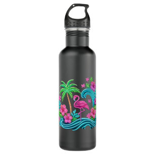 Garrafa Tropical Neon Flamingo
