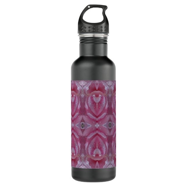Garrafa Tulipa Rosa Ikat 6 (Frente)