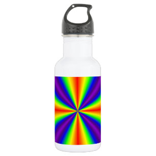 Garrafa Tumbler de cruz arco-íris