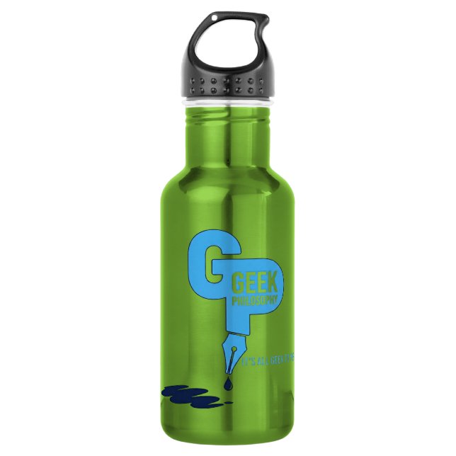 Garrafa Tumbler de Filosofia Geek (Frente)