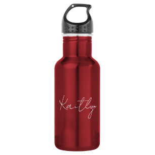 Garrafa Tumbler Isolado com Nome Personalizado: Xícara Com