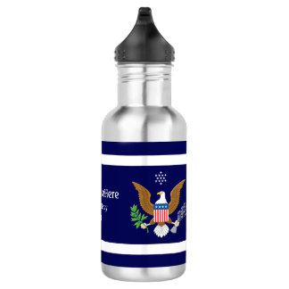 Garrafa U.S. Navy colors with Defense emblem Personalize
