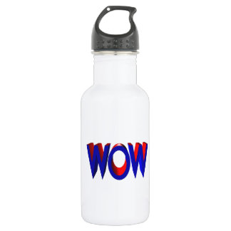 Garrafa Um Grande Texto Wow