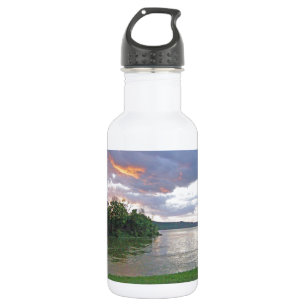 Garrafa Um Nascer do Sol no Vale do Rio Ohio