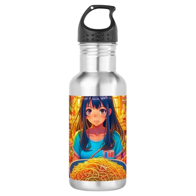 Garrafa Uma garota e seu anime marinheiro (Frente)