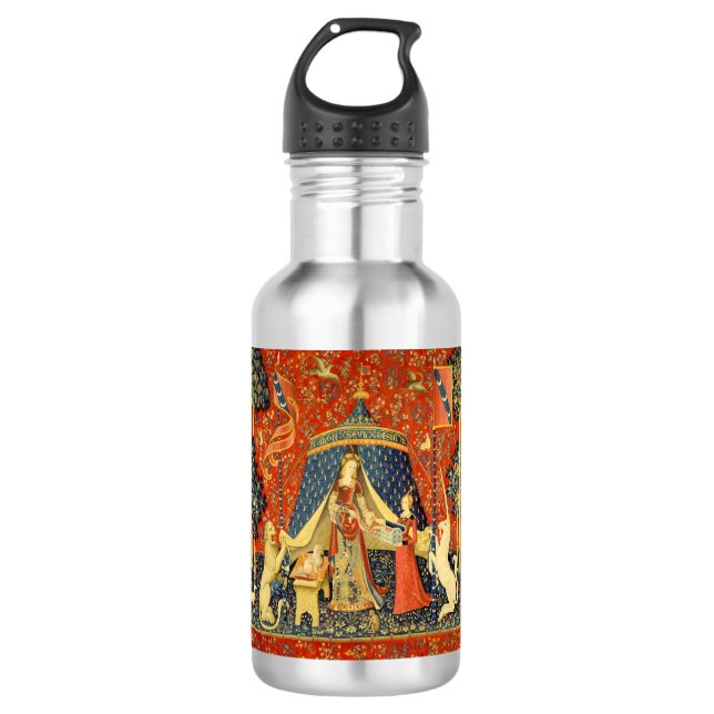 Garrafa Unicorn Tapestries Lady Legend Medieval (Frente)