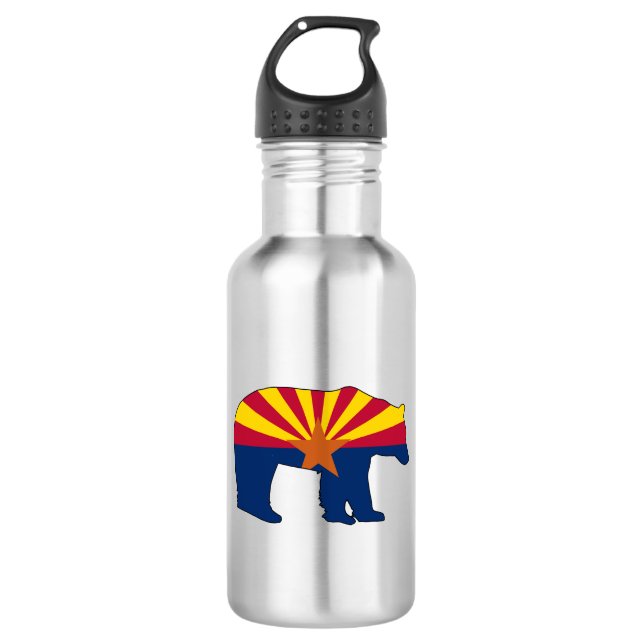 Garrafa Urso da Bandeira do Arizona (Frente)