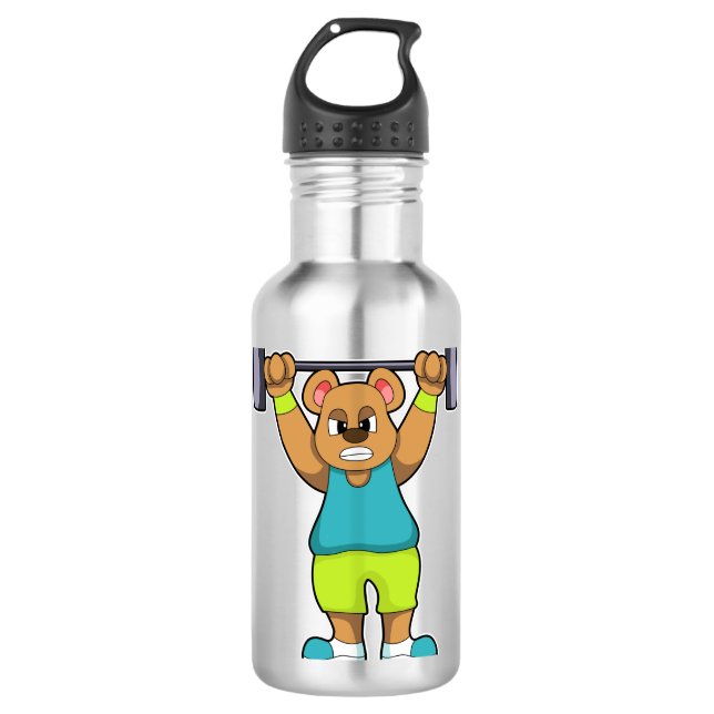 Garrafa Urso em Bodybuilding com Barbell (Frente)