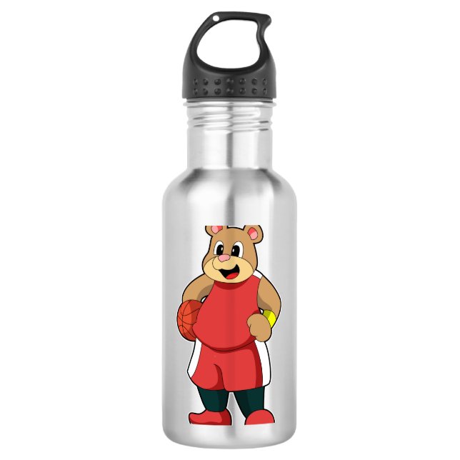 Garrafa Urso no Basquete (Frente)