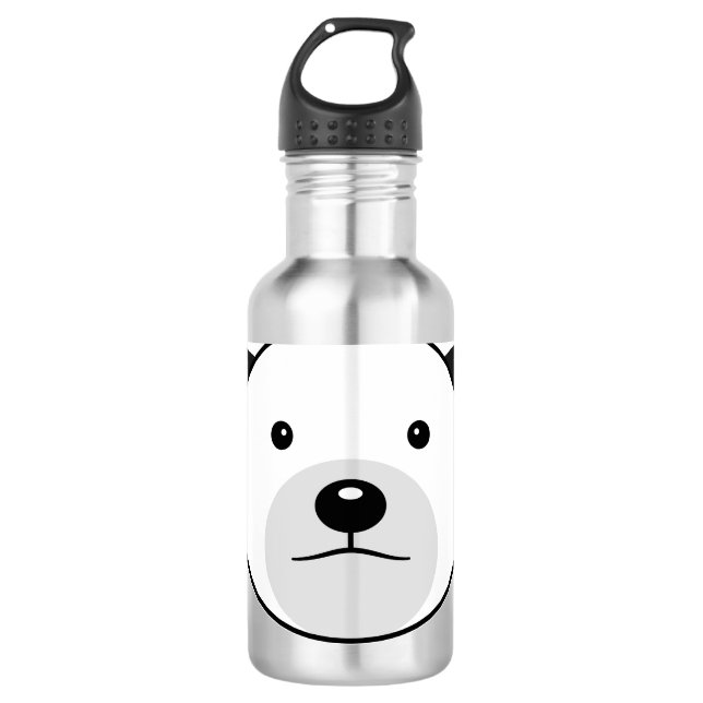 Garrafa Urso Polar de Cartoon Bonito (Frente)
