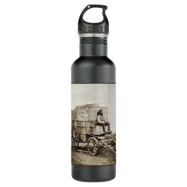 Garrafa Vagão Fotográfico de Roger Fenton Realismo (Frente)