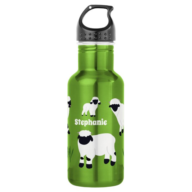 Garrafa Valais Blacknose Sheep Personalizado Farmers (Frente)