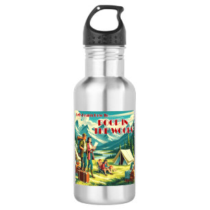 Garrafa Vamos Aprenda A Poop No Acampamento De Florestas