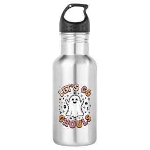 Garrafa Vamos Lá Espíritos Halloween Cute Fantasma