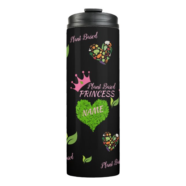 Garrafa Vegana Personalizada - Caneca Térmica (Frente)