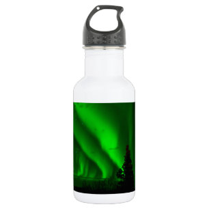 Garrafa verde aurora-borealis