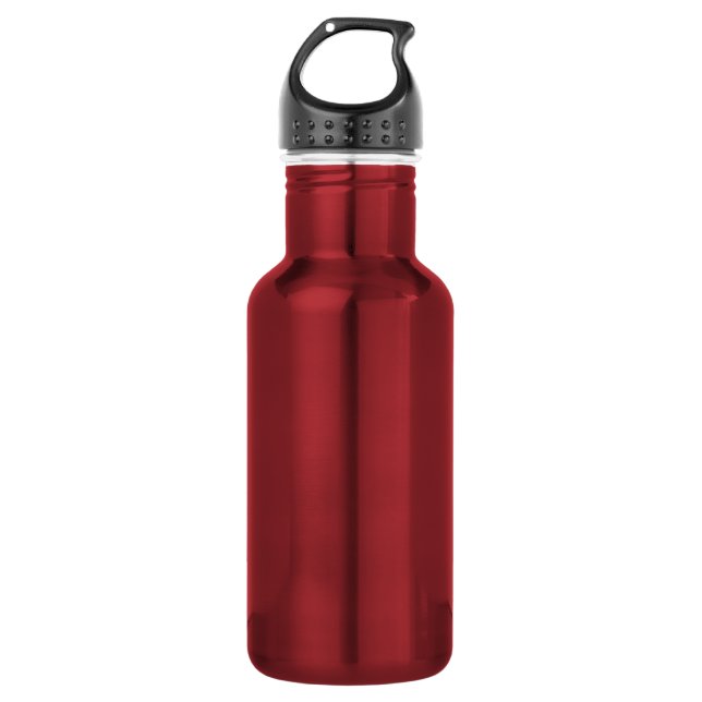 Garrafa Vermelho Cor Sólida (Frente)