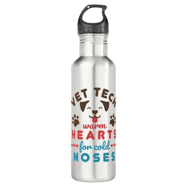 Garrafa Vet Tech Warm Hearts for Cold Noses (Frente)