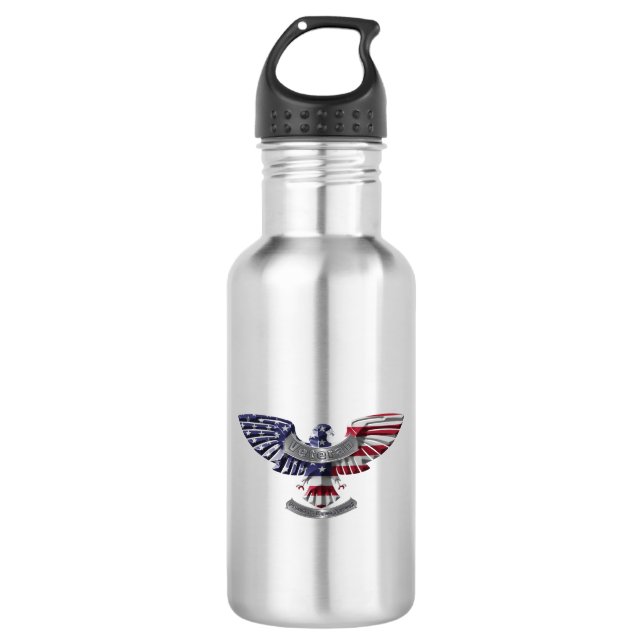 Garrafa Veterana American Eagle "Orgulho De Ter Servido" (Frente)