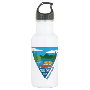 Garrafa Viagem à família personalizada na montanha