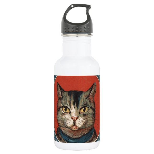 Garrafa Vida de Gato Antigo para Gatinho Clássico Vitorian (Frente)