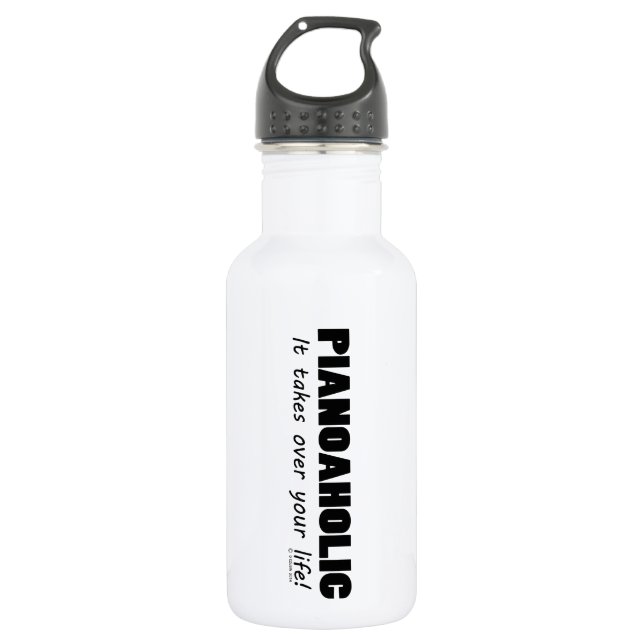 Garrafa Vida Pianoaholic (Frente)