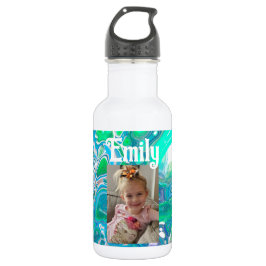 Garrafa Vidro do mar personalizado Abstrato de arte digita