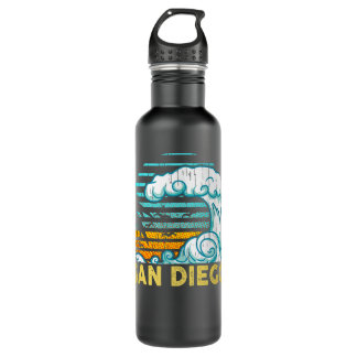 Garrafa Vinatge San Diego Wave Retro Surfing Surf Souvenir