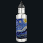 Garrafa Vincent Van Gogh - A noite de Starry<br><div class="desc">A Noite Estrelada / La nuit etoilee - Vincent Van Gogh em 1889</div>
