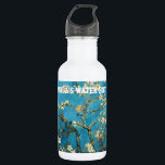 Garrafa Vincent van Gogh, Almond Tree florescente<br><div class="desc">Vincent van Gogh,  Flagrante Árvore de Amêndoa. Adicione seu nome para personalizá-lo.</div>