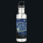 Garrafa Vincent Van Gogh Starry Night<br><div class="desc">Vincent Van Gogh Starry Night Masterworks Water Bottle. Faz um presente de aniversário de excelente ou de Natal. Para ela ou para ele. Uma das pinturas impressionistas mais amadas de todos os tempos. Comprar esta caneca para o escritório ou casa. Comprar esta caneca de café para presente de dia de...</div>