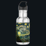 Garrafa Vincent van Gogh's The Starry Night (1889)<br><div class="desc">Uma pintura pós-impressionista clássica de 1889, trabalho de arte que passou para o dominio público e faz produtos maravilhosos e outros. Todas as obras de arte fina, arte venenosa, obras-primas clássicas e outras obras-primas antigas aqui na Galeria de Masterworks foram cuidadosamente editadas e passadas para fornecer os melhores resultados possíveis....</div>