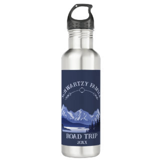 Garrafa Vintage Blue Mountain Lake Sunset