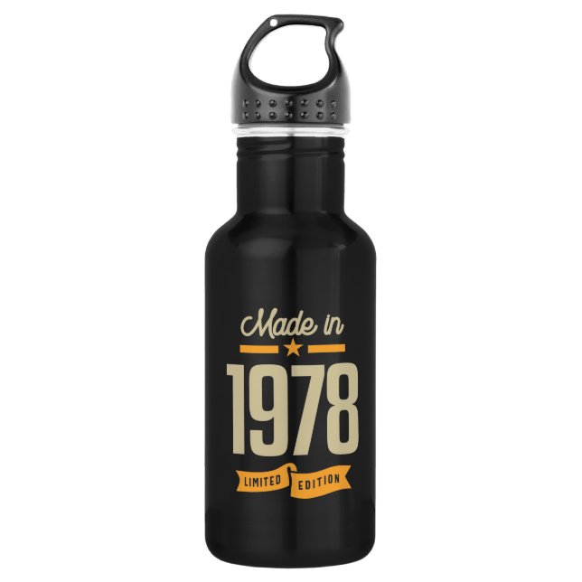 Garrafa Vintage desde o aniversário de 1978 (Frente)