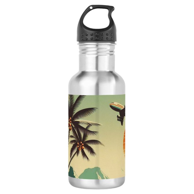 Garrafa Vintage Hawaii/Tropical (Frente)