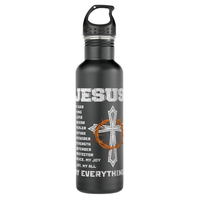 Garrafa Vintage Jesus É Meu Tudo (Frente)