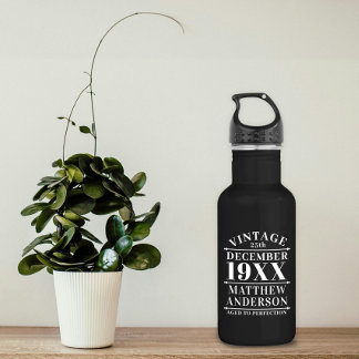 Garrafa Vintage personalizada envelhecida em perfeição