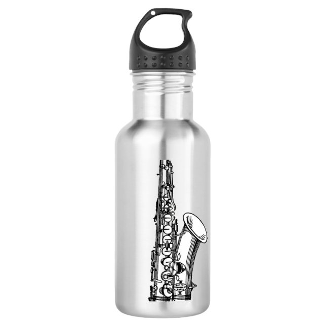 Garrafa Vintage Saxaphone (Frente)