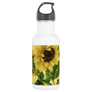 Garrafa Vintage Sunflower