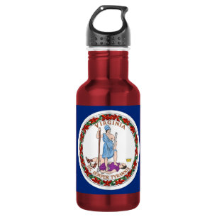 Garrafa Virginia State Flag Liberty Bottle