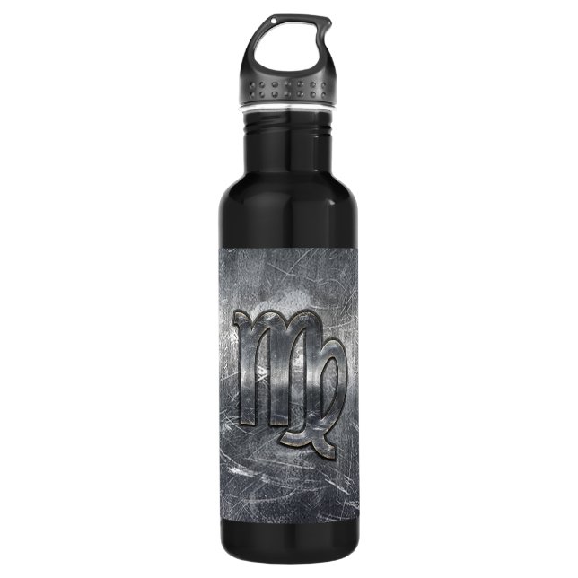 Garrafa Virgo Zodiac - Sinal em Decoração de Estilo Vestid (Frente)