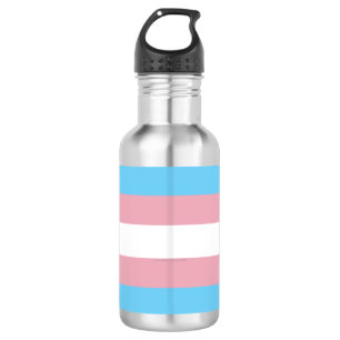 Garrafa visibilidade da bandeira do orgulho transgênero de
