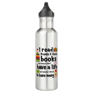 Garrafa Vivo Muitas Vidas Lendo Livros Brenda K Davies