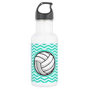 Garrafa Voleibol; Aqua Green Chevron