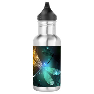 Garrafa Voo luminoso verde de libélula