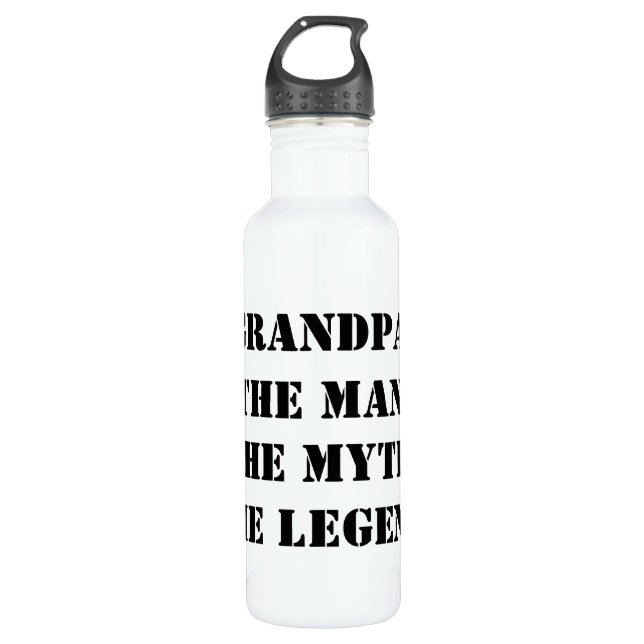 Garrafa Vovô O Homem O Mito O Texto Personalizado Da Lenda (Frente)