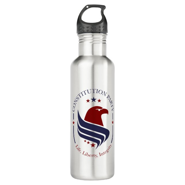 Garrafa Water bottle, stainless steel, Constitution Party  (Frente)
