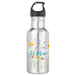 Garrafa Water Bottle with Garden Design and Mother's Day Q